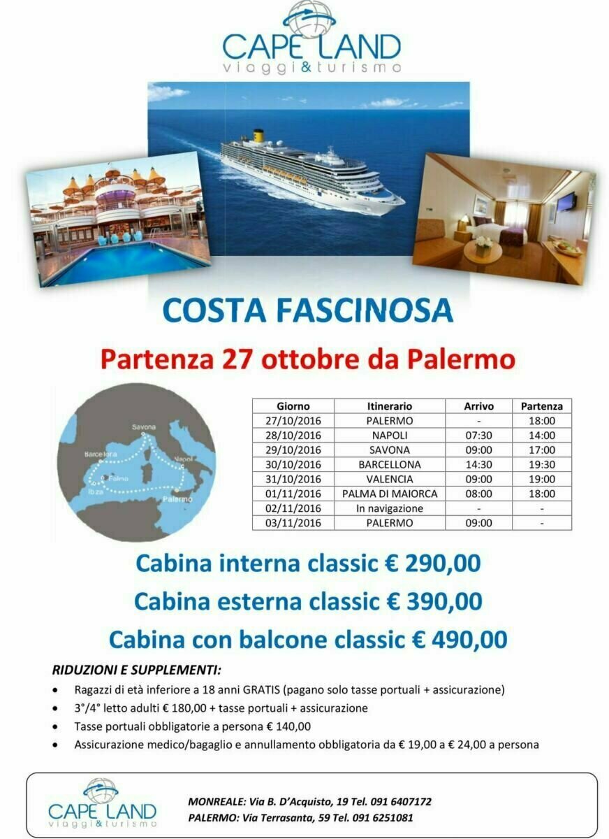 CROCIERA 27 OTTOBRE 2